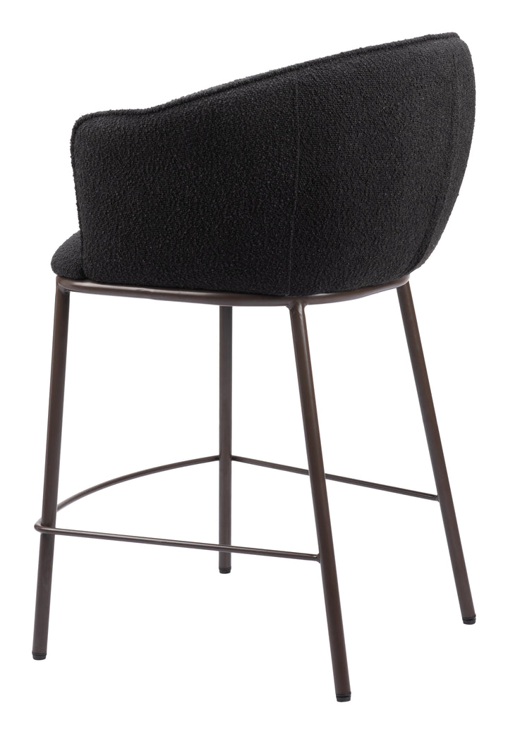 The Essen Counter Stool Black & Bronze  Era and Style Inspired Home Decor 1