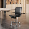 The Lider Plus Armless Office Chair Black  Era and Style Inspired Home Decor 1