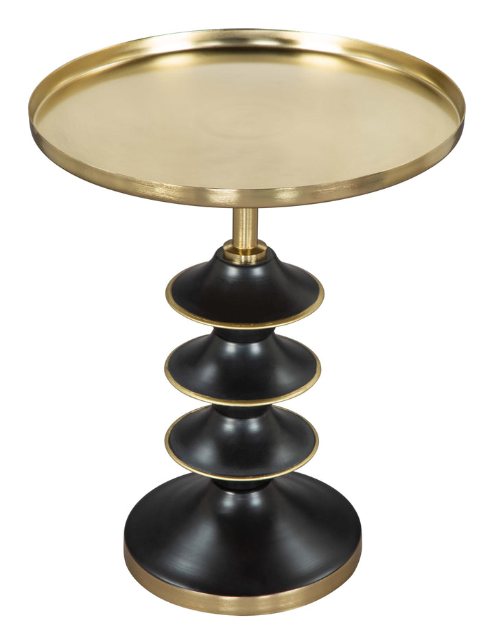 The Donahue Side Table Gold & Black  Era and Style Inspired Home Decor 1