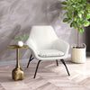 The Javier Accent Chair White  Era and Style Inspired Home Decor 1