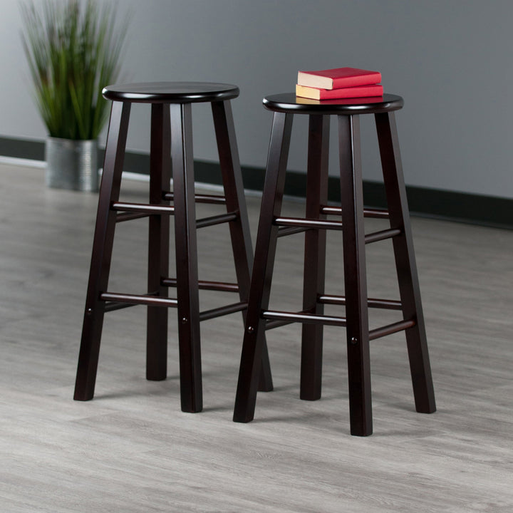 Set of 2 Element Bar Stools (Multiple Colors)