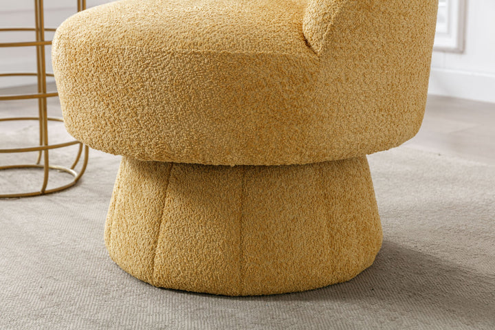 360 Degree Swivel Cuddle Barrel Accent Chair