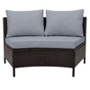 5-Piece All-Weather PE Rattan Wicker Sofa Set