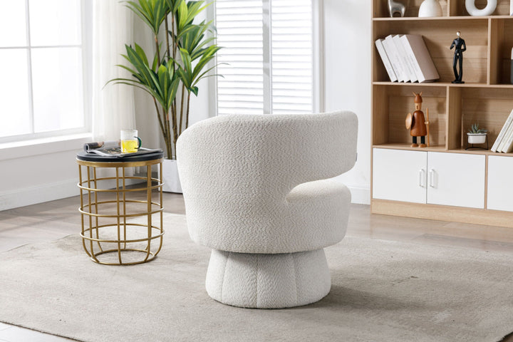 360 Degree Swivel Cuddle Barrel Accent Chair