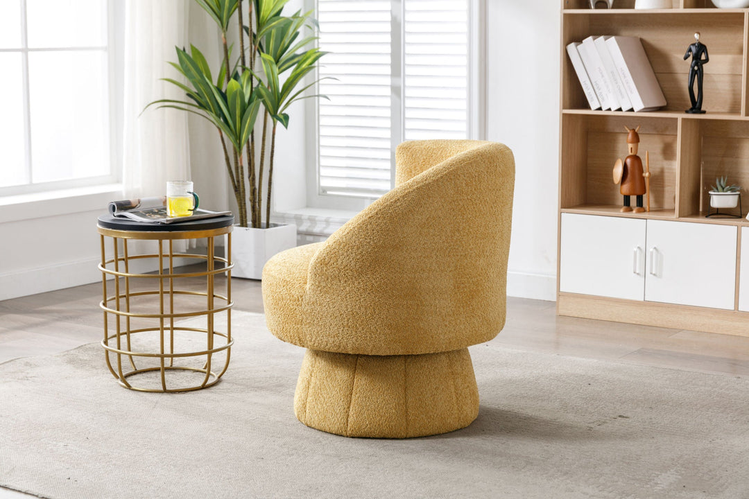 360 Degree Swivel Cuddle Barrel Accent Chair