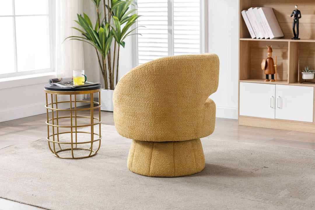 360 Degree Swivel Cuddle Barrel Accent Chair