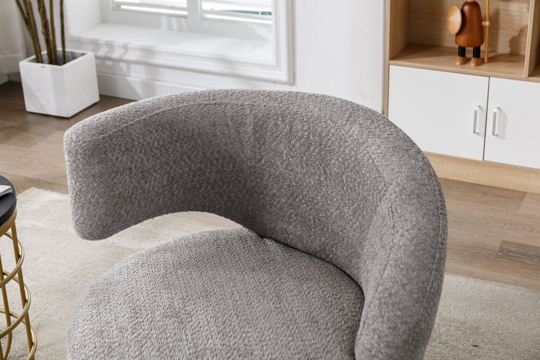 360 Degree Swivel Cuddle Barrel Accent Chair