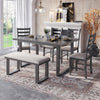 6-Piece Solid Wood Dining Room Set