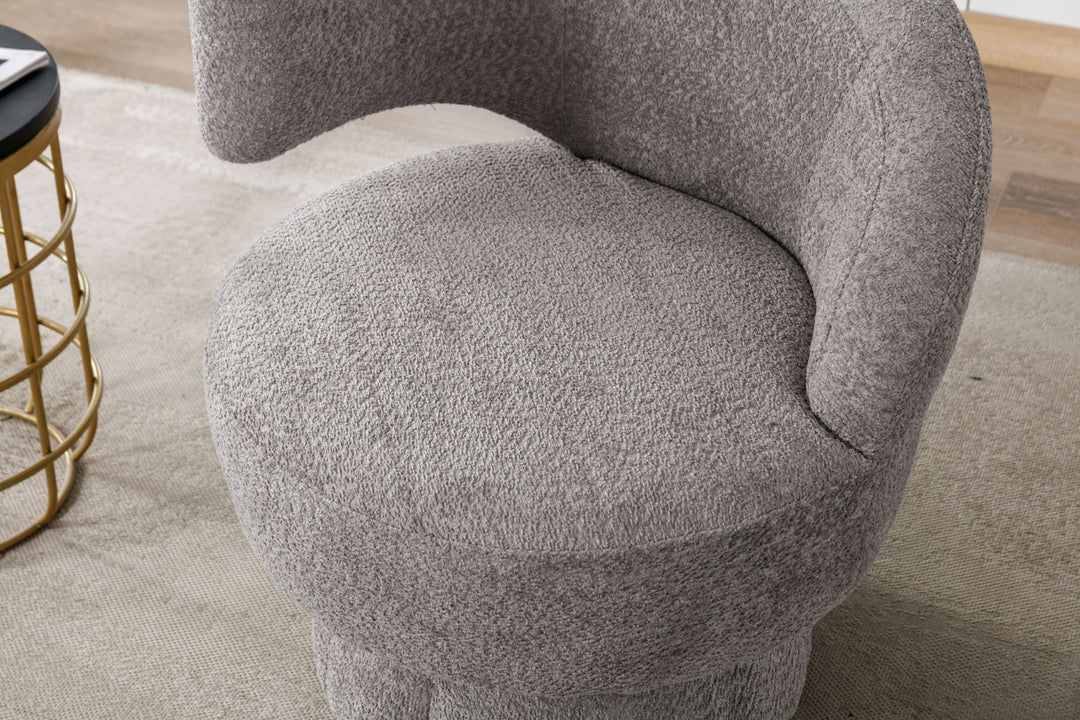 360 Degree Swivel Cuddle Barrel Accent Chair