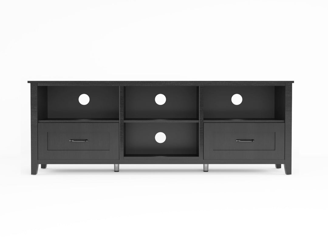 Modern Black TV Stand for Living Room and Bedroom