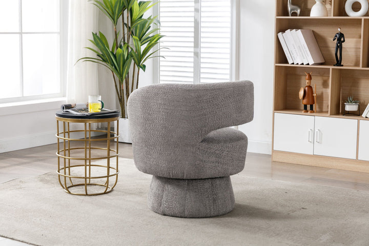 360 Degree Swivel Cuddle Barrel Accent Chair