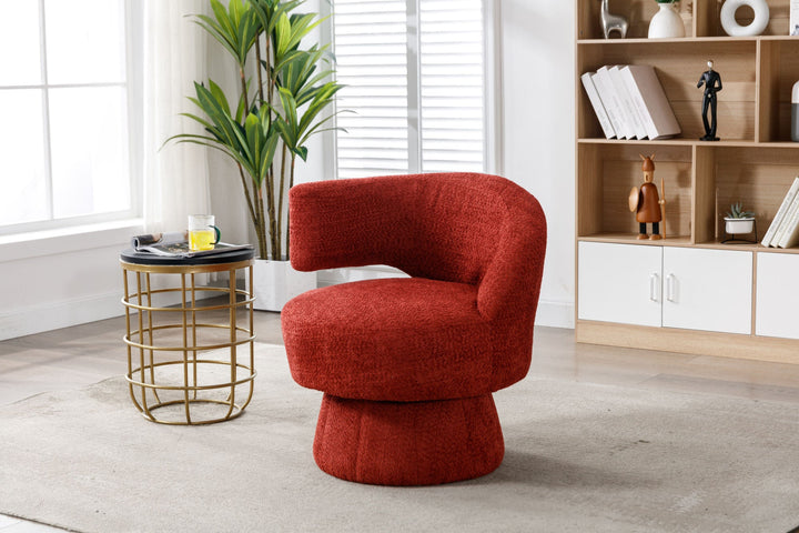 360 Degree Swivel Cuddle Barrel Accent Chair