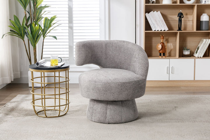 360 Degree Swivel Cuddle Barrel Accent Chair