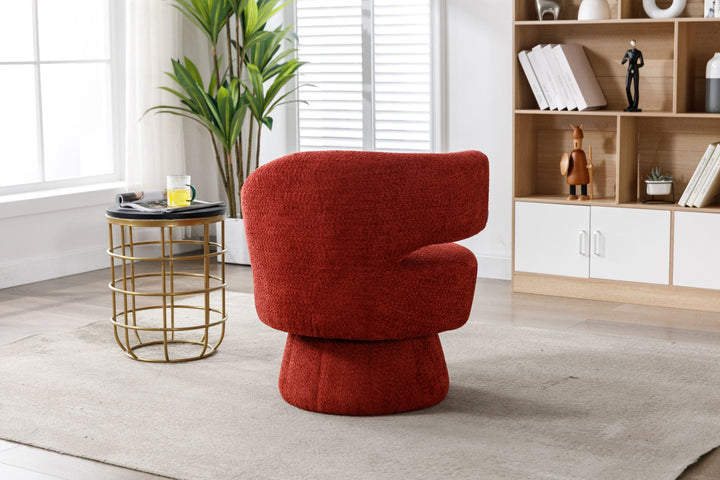 360 Degree Swivel Cuddle Barrel Accent Chair