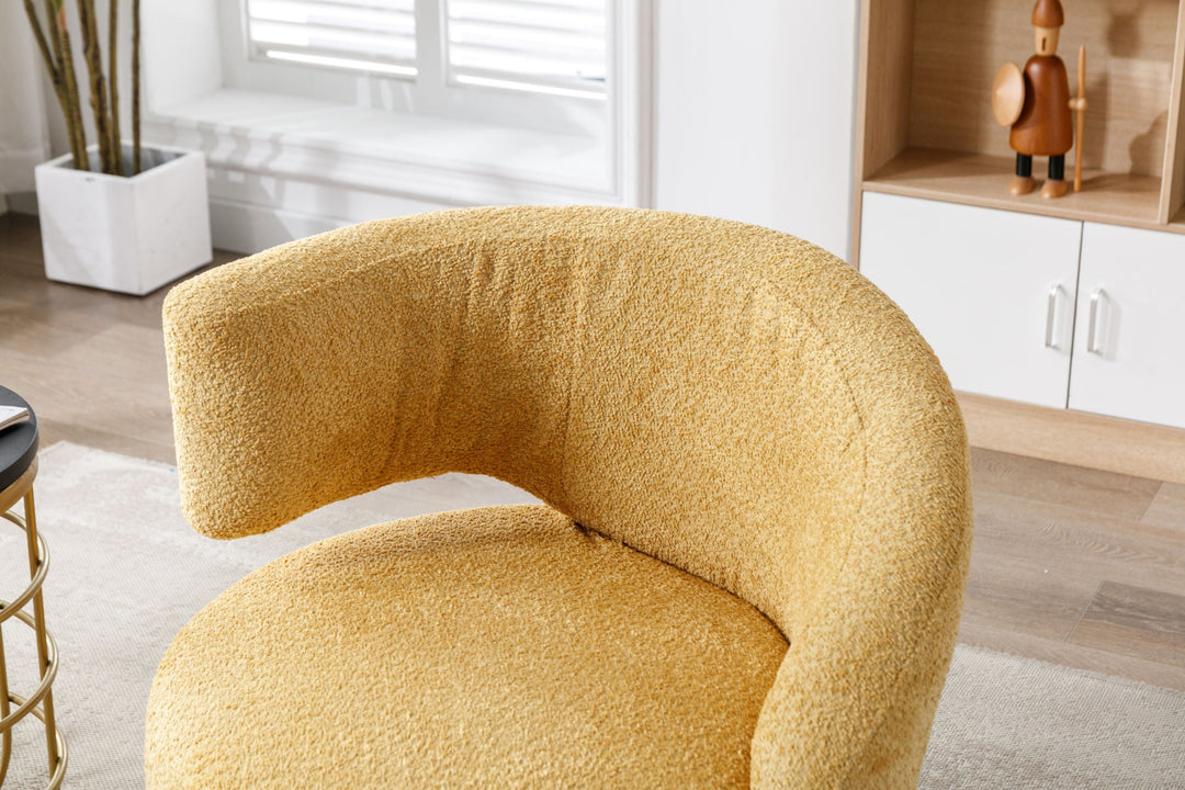 360 Degree Swivel Cuddle Barrel Accent Chair