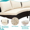 5-Piece All-Weather PE Rattan Wicker Sofa Set