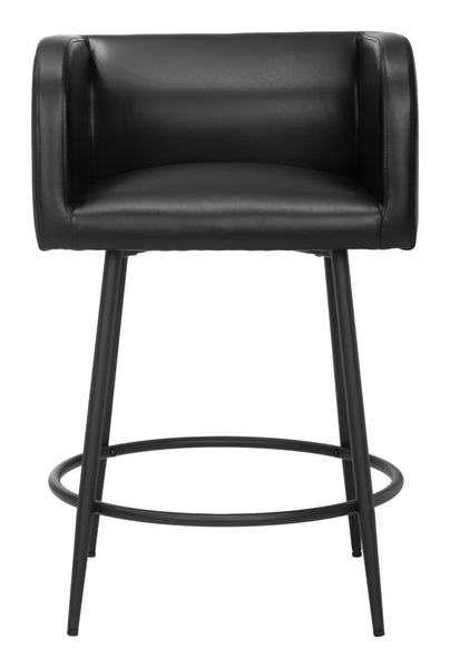 The Horbat Counter Stool (Set of 2) Black  Era and Style Inspired Home Decor 1