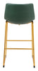 The Augusta Barstool (Set of 2) Green & Gold  Era and Style Inspired Home Decor 1