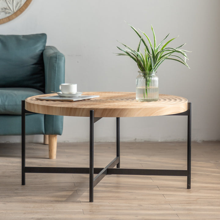 Modern Thread Design Round Coffee Table