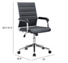 The Liderato Office Chair Black  Era and Style Inspired Home Decor 1