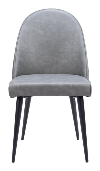 The Silloth Armless Dining Chair (Set of 2) Gray  Era and Style Inspired Home Decor 1