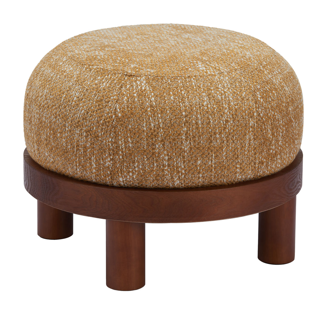 The Gome Ottoman Oat Yellow  Era and Style Inspired Home Decor 1