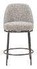 The Nordhavn Swivel Counter Stool Gray  Era and Style Inspired Home Decor 1