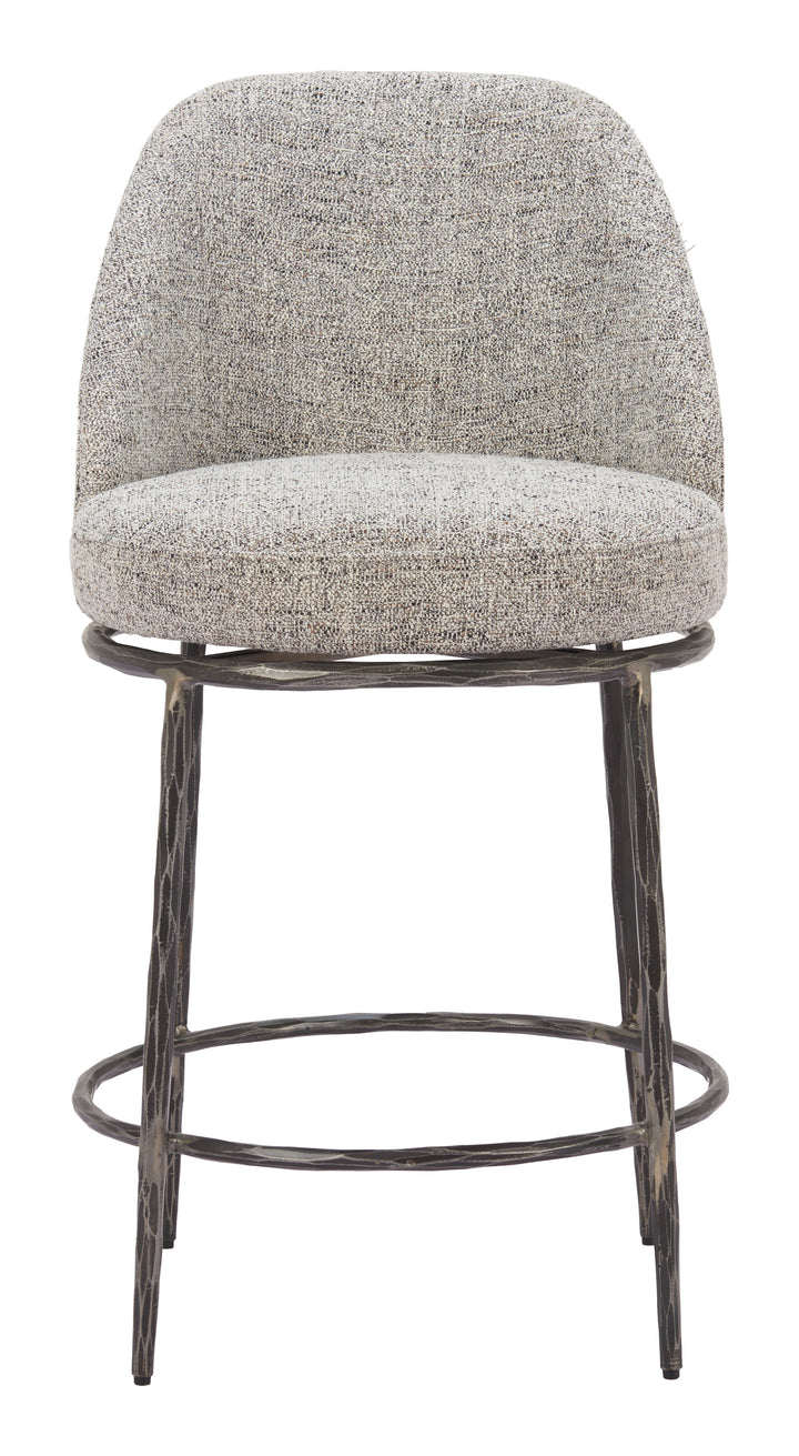 The Nordhavn Swivel Counter Stool Gray  Era and Style Inspired Home Decor 1