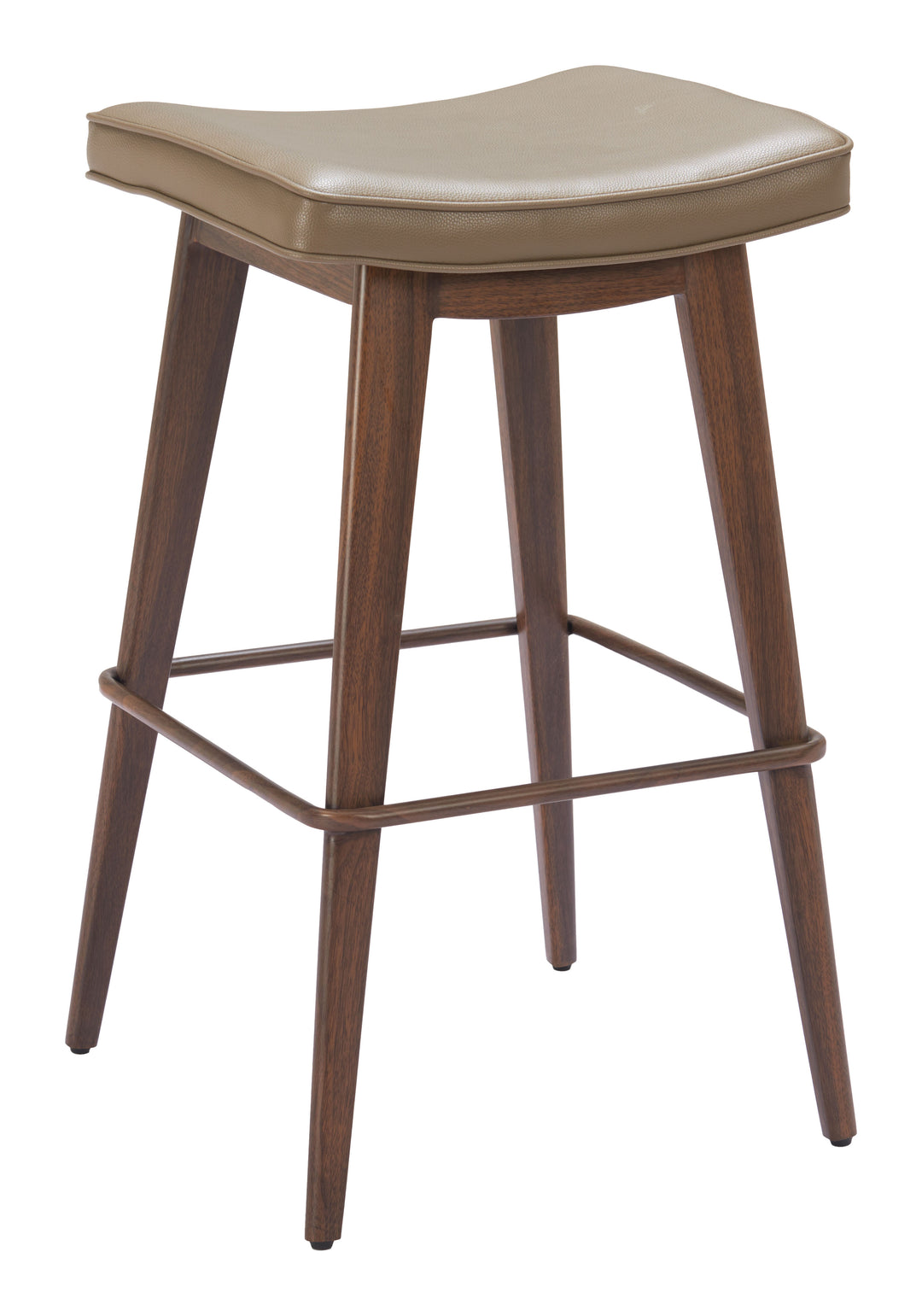 The Divat Barstool (Set of 2) Taupe & Walnut  Era and Style Inspired Home Decor 1