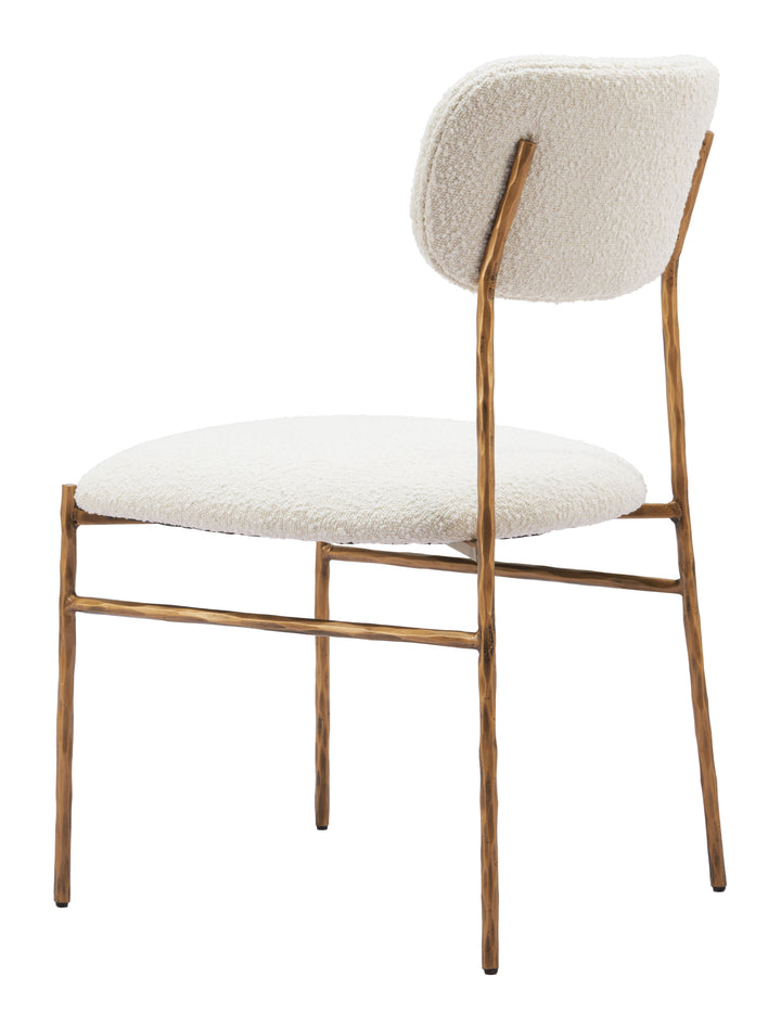 The Sydhavnen Dining Chair Cream & Gold  Era and Style Inspired Home Decor 1