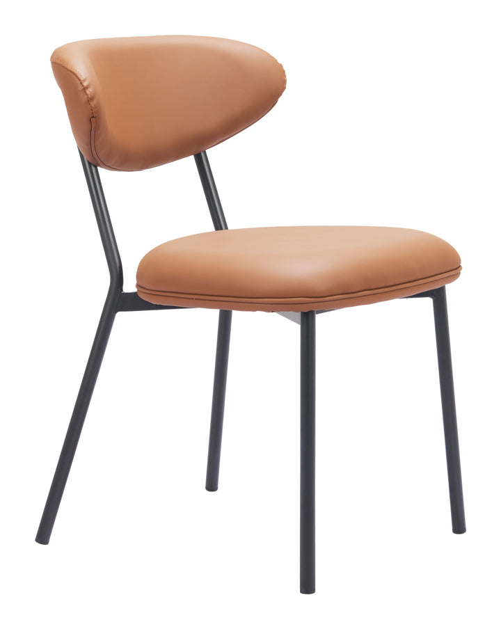 The Rorun Dining Chair (Set of 2) Brown  Era and Style Inspired Home Decor 1