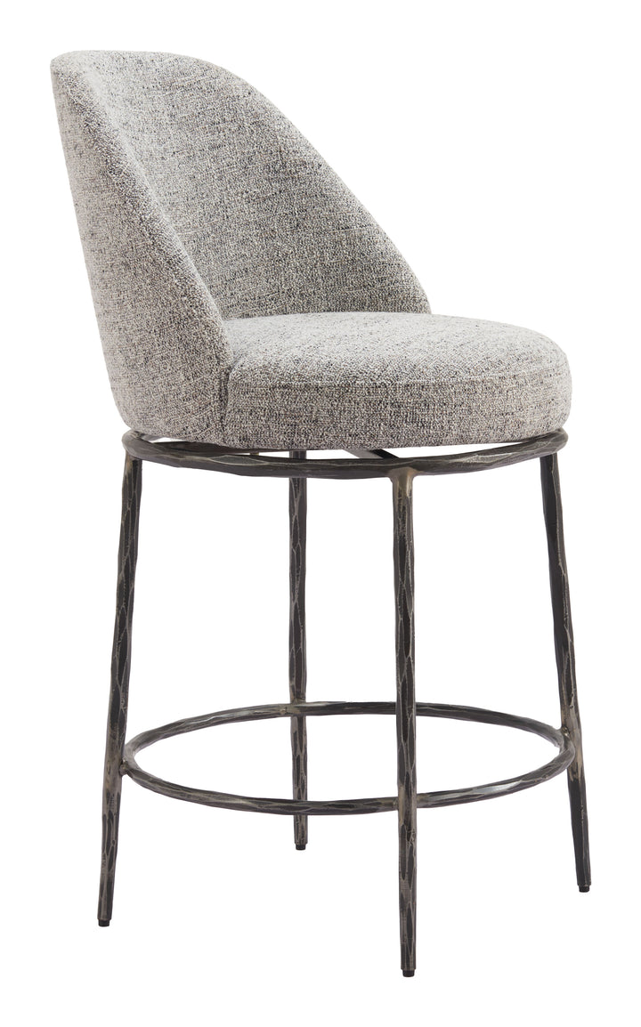 The Nordhavn Swivel Counter Stool Gray  Era and Style Inspired Home Decor 1