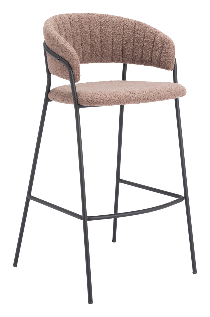 The Josephine Barstool (Set of 2) Brown  Era and Style Inspired Home Decor 1