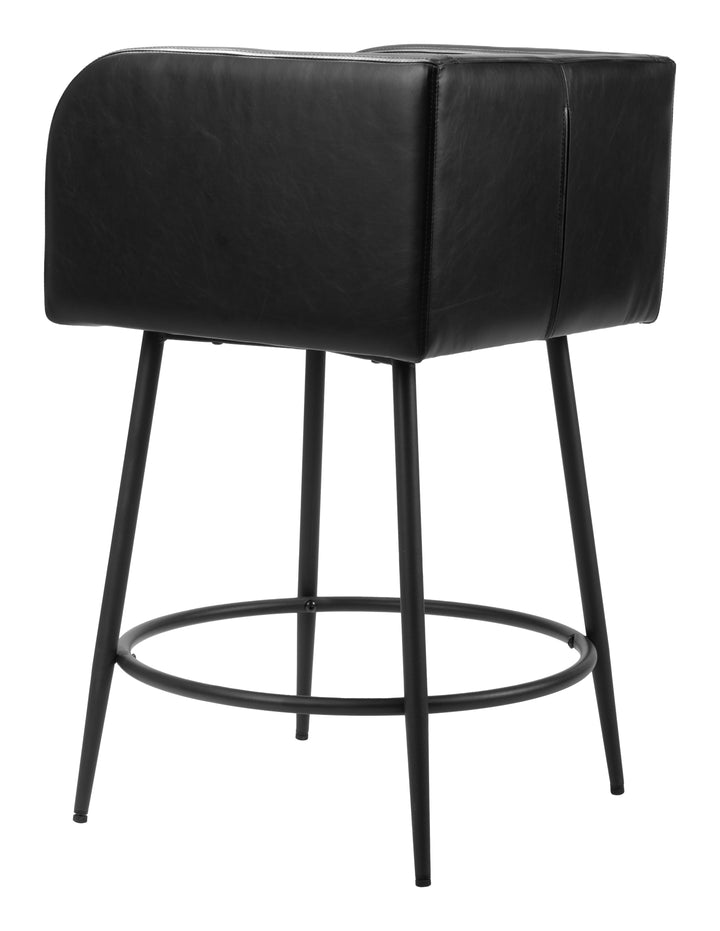 The Horbat Counter Stool (Set of 2) Black  Era and Style Inspired Home Decor 1