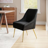 The Maxine Dining Chair Black & Gold  Era and Style Inspired Home Decor 1