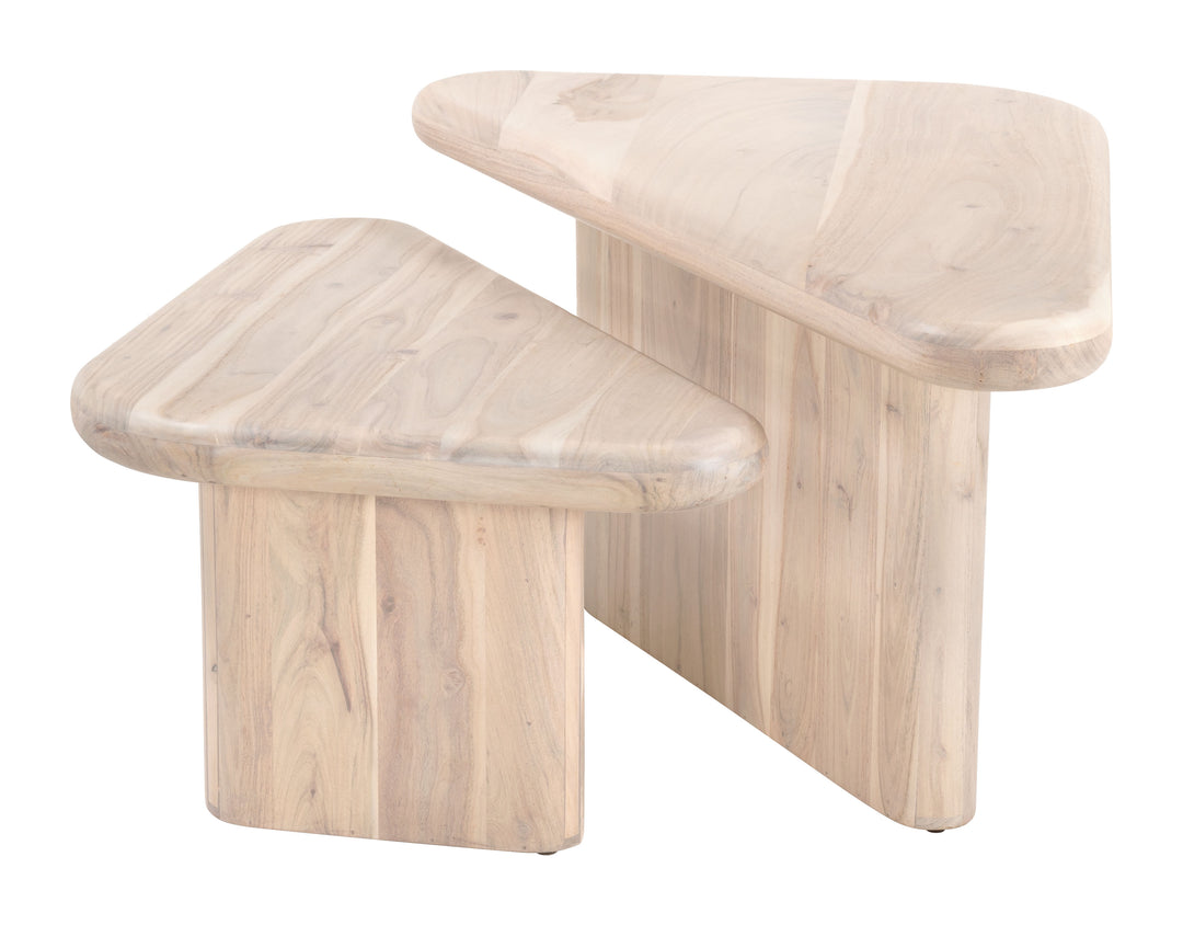 The Navidic Coffee Table Set (2-Piece) Natural  Era and Style Inspired Home Decor 1