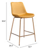 The Tony Counter Stool Yellow & Gold  Era and Style Inspired Home Decor 1