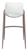 The Desi Barstool (Set of 2) White & Walnut  Era and Style Inspired Home Decor 1