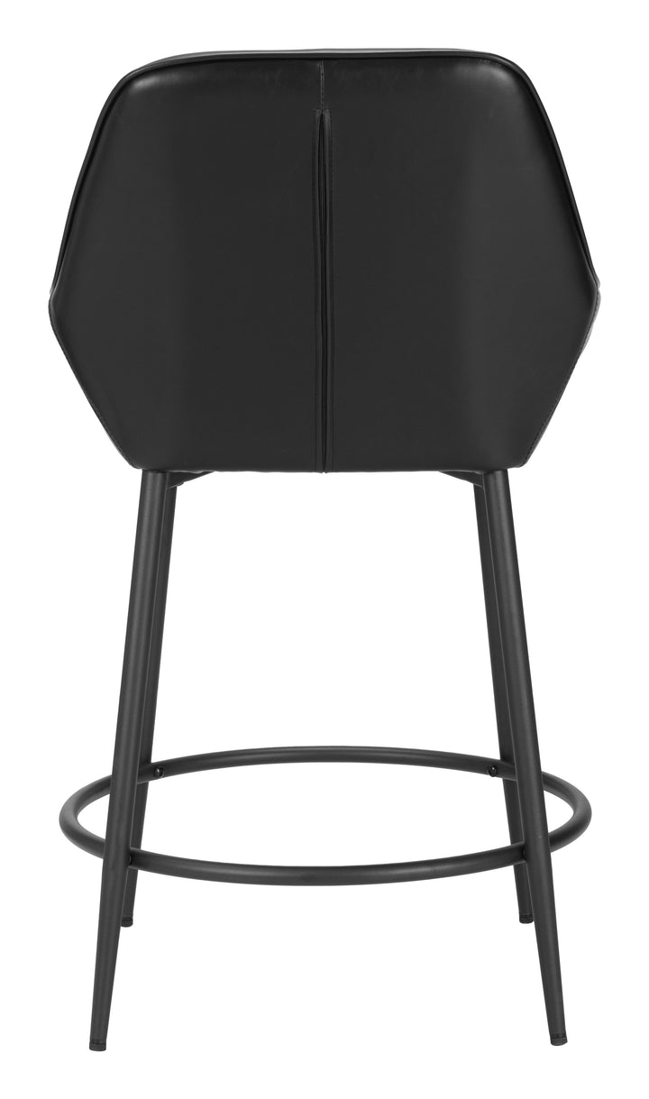 The Vila Counter Stool (Set of 2) Black  Era and Style Inspired Home Decor 1