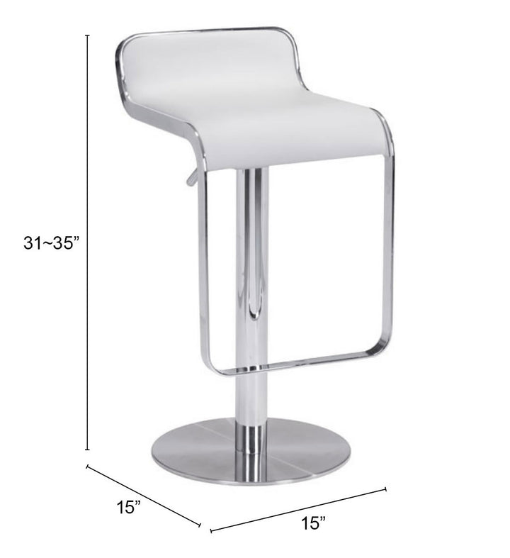 The Equino Barstool White  Era and Style Inspired Home Decor 1