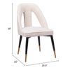 The Artus Dining Chair Ivory  Era and Style Inspired Home Decor 1