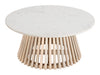 The Mazara Coffee Table White & Natural  Era and Style Inspired Home Decor 1