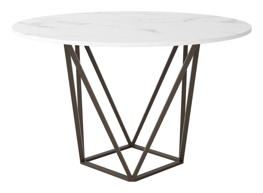 The Tintern Dining Table White & Antique Bronze  Era and Style Inspired Home Decor 1