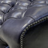 Lance Genuine Leather Swivel Chair and Ottoman Set