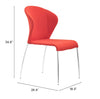 The Oulu Dining Chair (Set of 4) Tangerine  Era and Style Inspired Home Decor 1