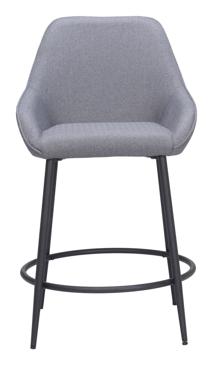 The Vila Counter Stool (Set of 2) Gray  Era and Style Inspired Home Decor 1