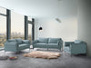 ACME Mesut Light Blue Top Grain Leather Sofa