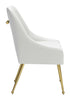 The Maxine Dining Chair White & Gold  Era and Style Inspired Home Decor 1