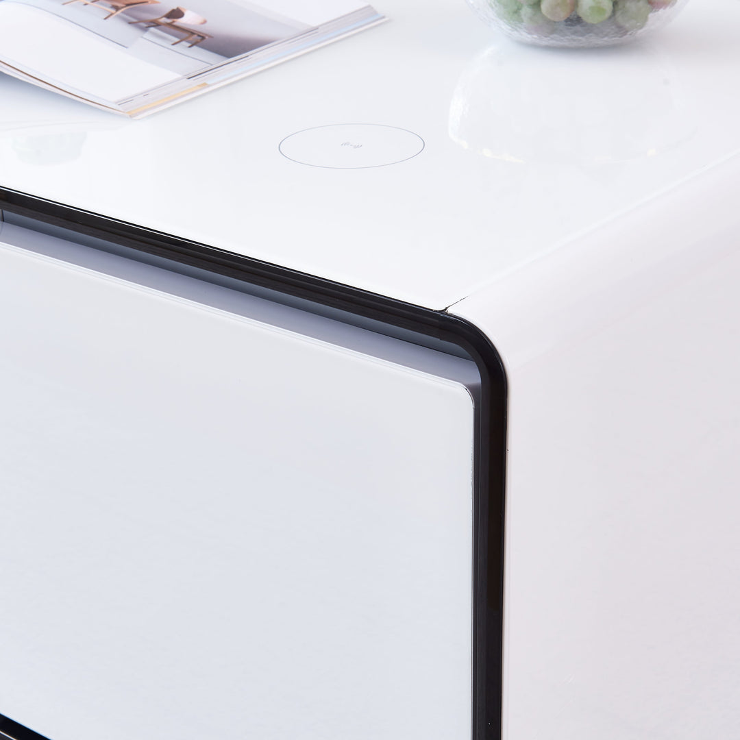 Multifunctional Smart Coffee Table with Fridge