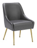 The Maxine Dining Chair Gray & Gold  Era and Style Inspired Home Decor 1